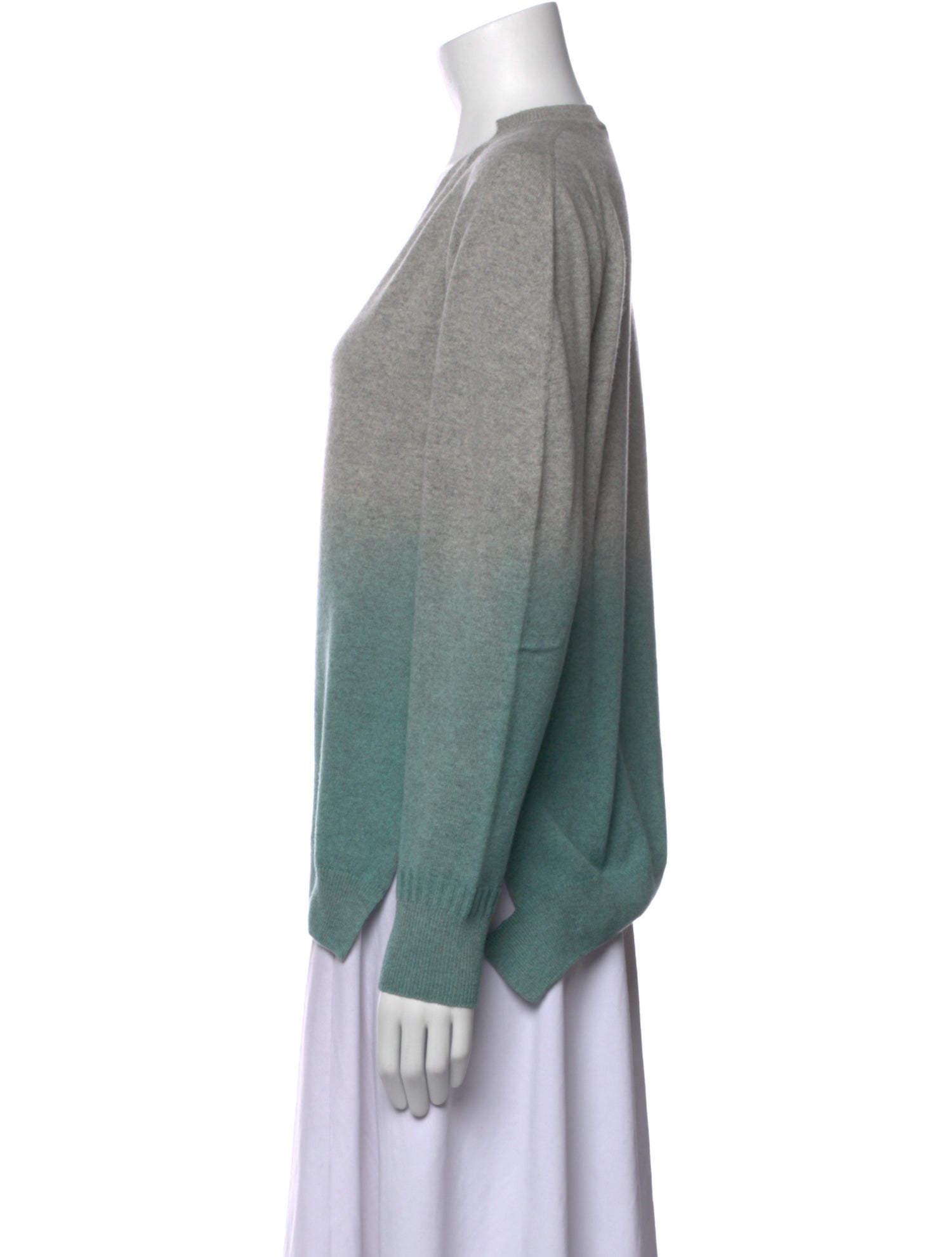 Stella McCartney Cashmere Colorblock Pattern Sweater