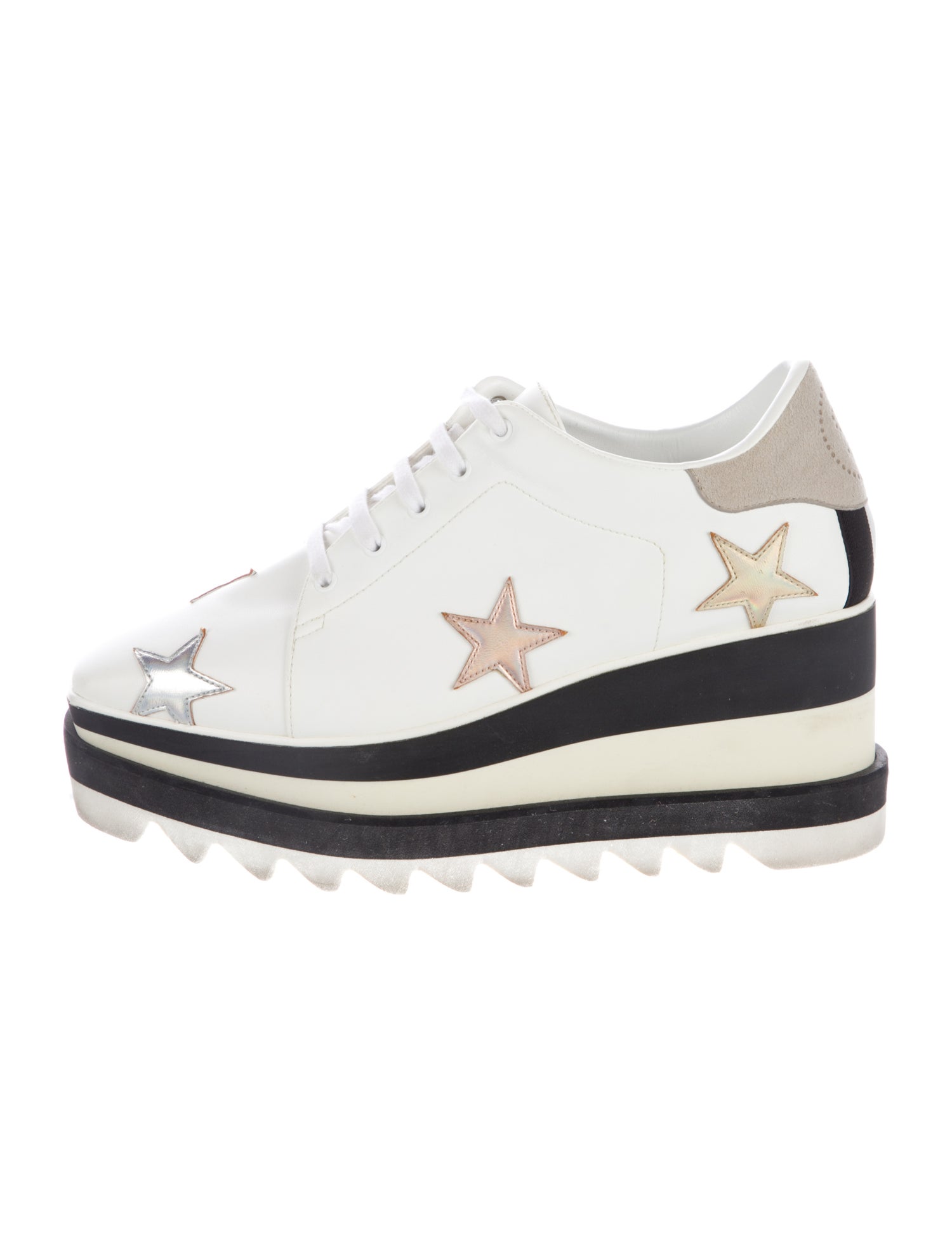Stella McCartney Leather Printed Sneakers