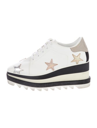 Stella McCartney Leather Printed Sneakers