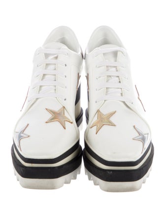 Stella McCartney Leather Printed Sneakers