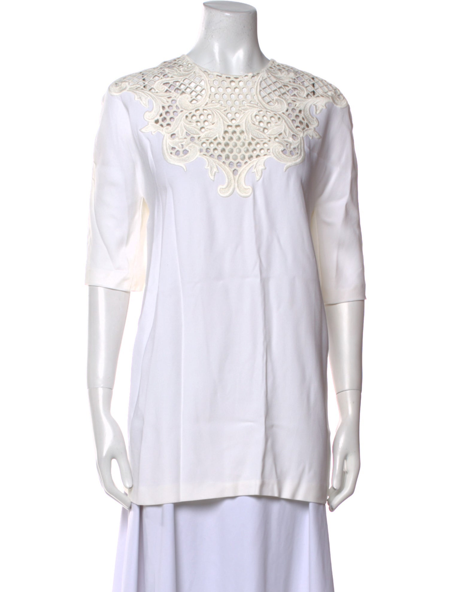 Stella McCartney Crew Neck Three-Quarter Sleeve Tunic