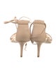 Stella McCartney Vegetarian Leather T-Strap Sandals