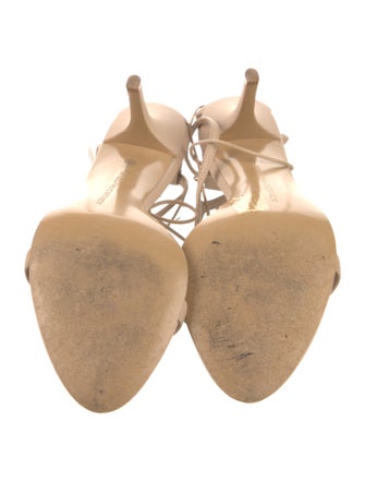 Stella McCartney Vegetarian Leather T-Strap Sandals