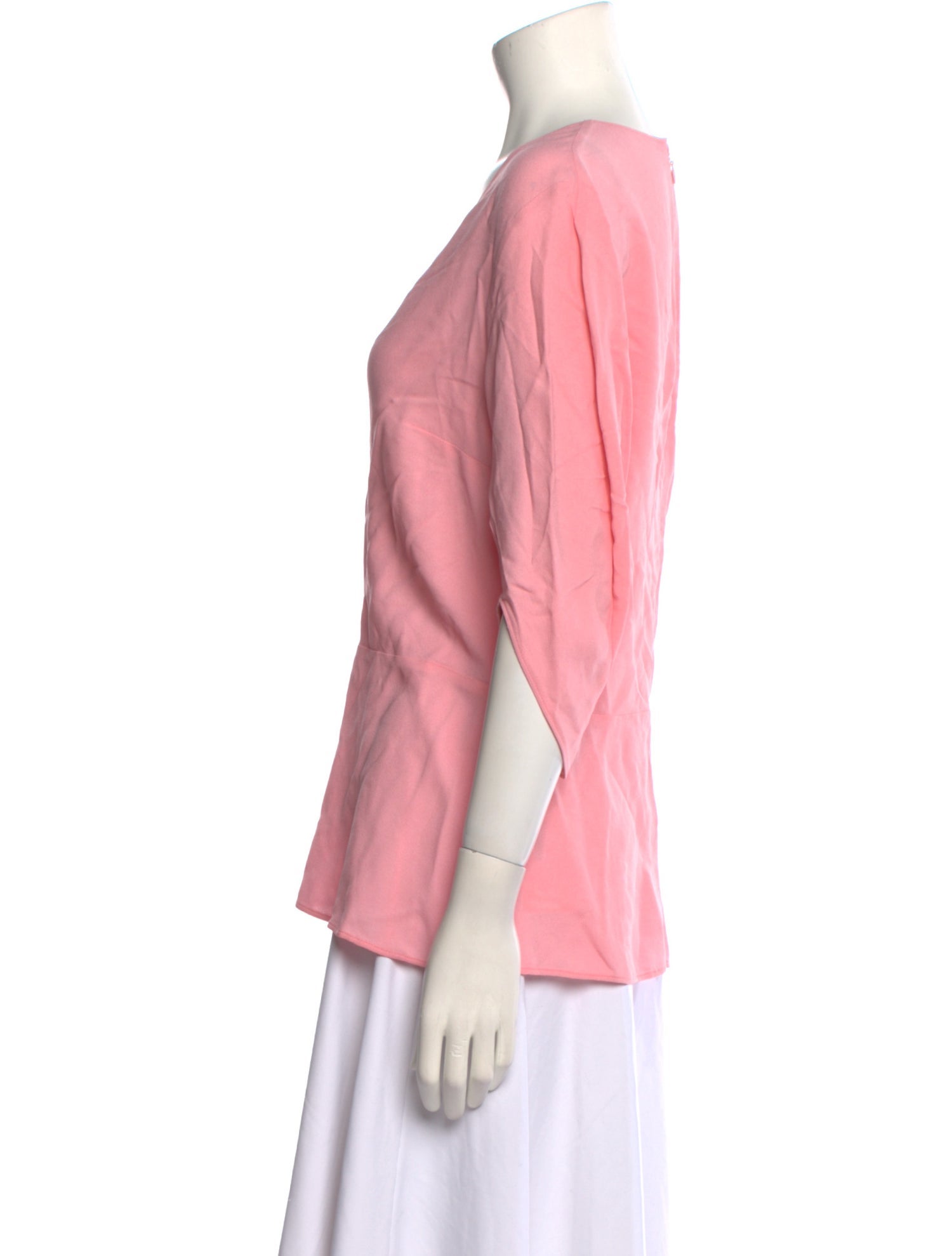 Stella McCartney V-Neck Three-Quarter Sleeve Blouse