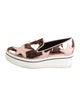 Stella McCartney Patent Leather Printed Loafer Sneakers