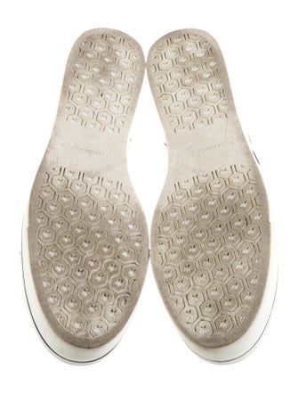 Stella McCartney Patent Leather Printed Loafer Sneakers