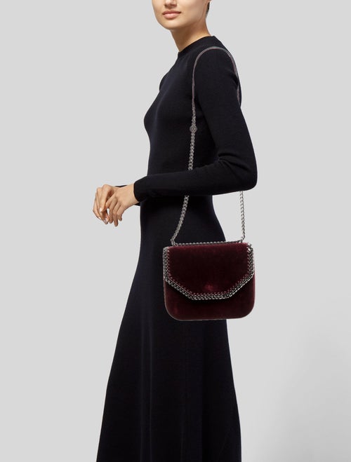 Stella McCartney Vegetarian Suede Shoulder Bag
