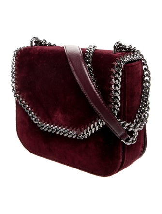 Stella McCartney Vegetarian Suede Shoulder Bag
