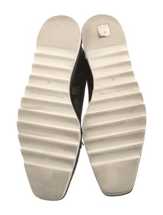 Stella McCartney Lace Lace Pattern Wedge Sneakers