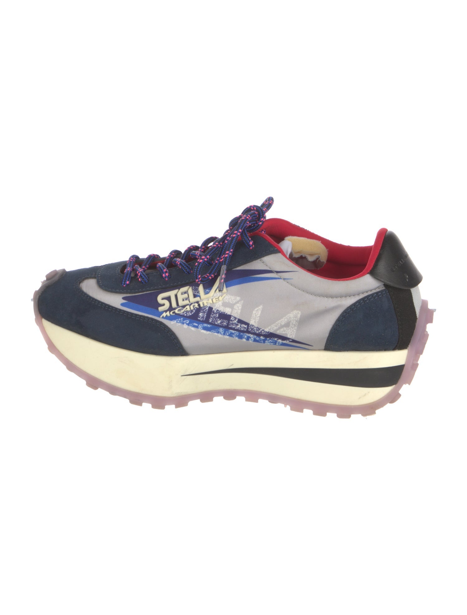 Stella McCartney Mesh Printed Athletic Sneakers