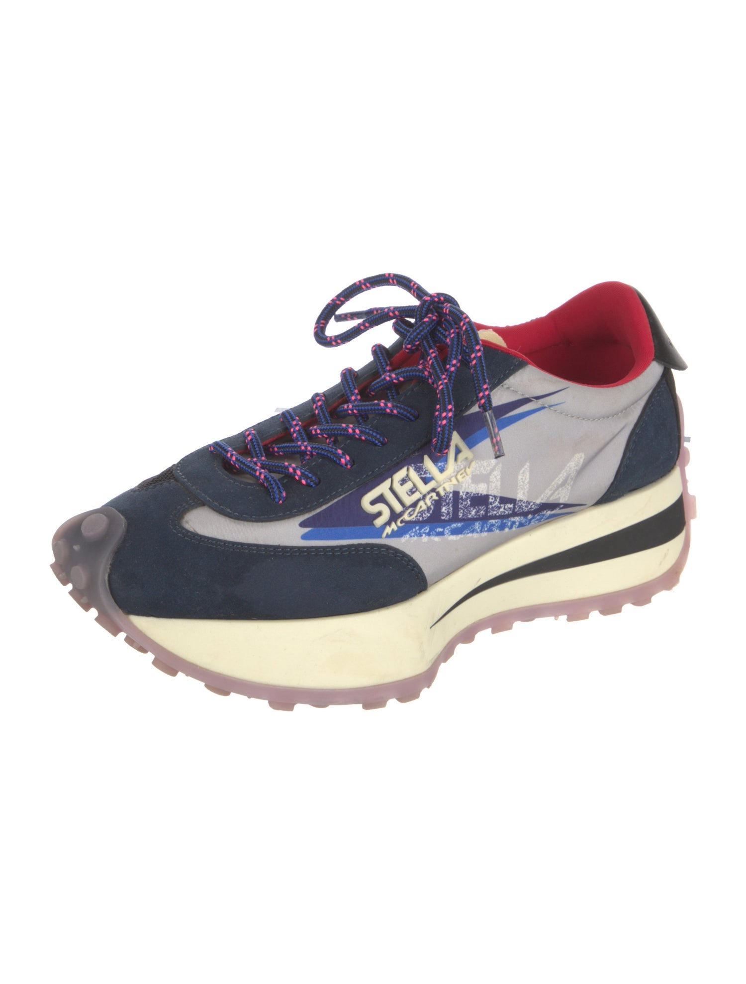 Stella McCartney Mesh Printed Athletic Sneakers