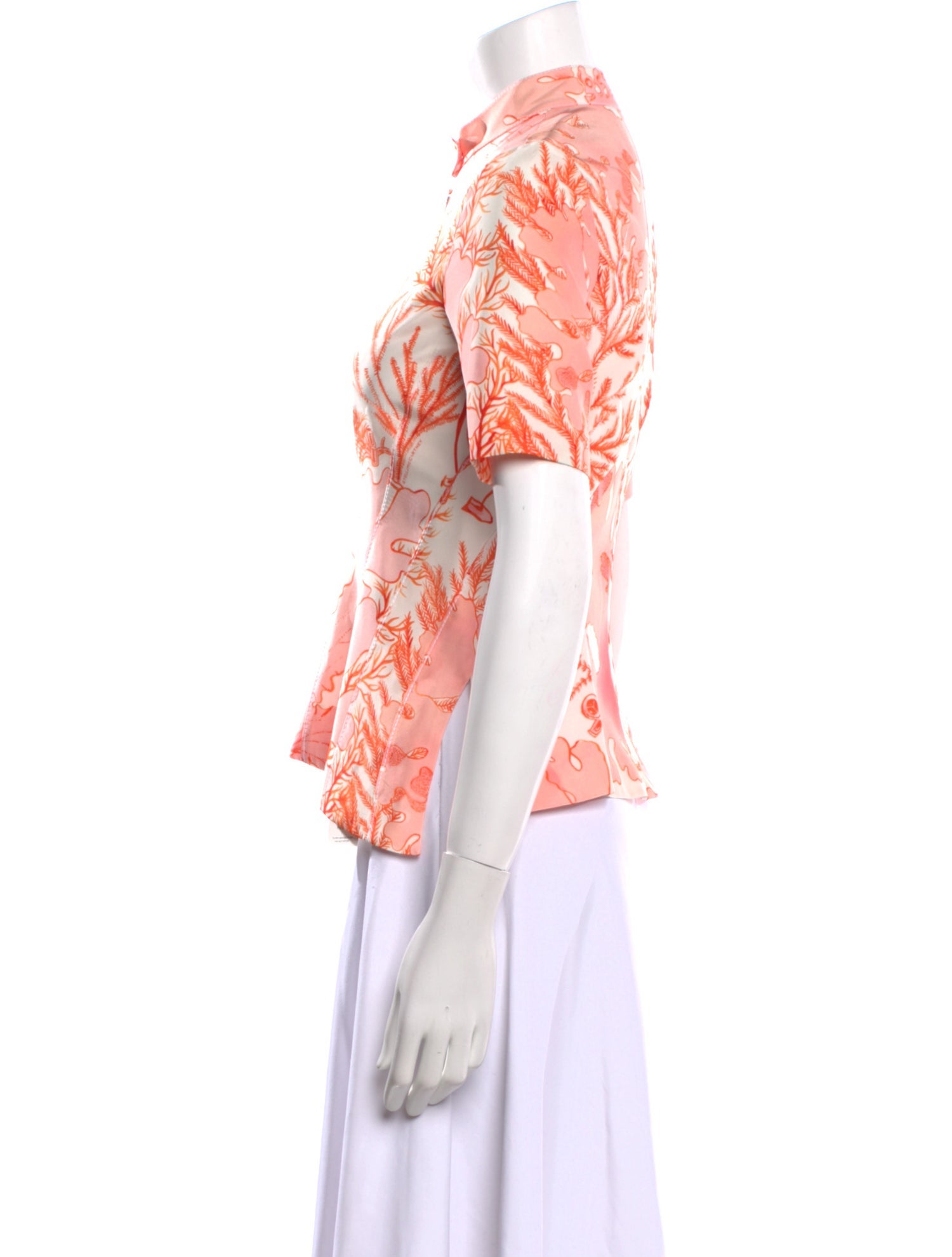 Stella McCartney Silk Floral Print Top