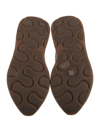 Stella McCartney Leather Colorblock Pattern Chunky Sneakers