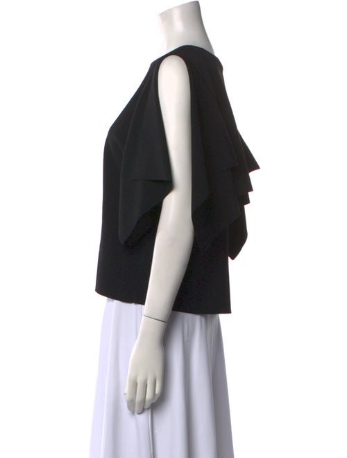 Stella McCartney Bateau Neckline Short Sleeve Crop Top