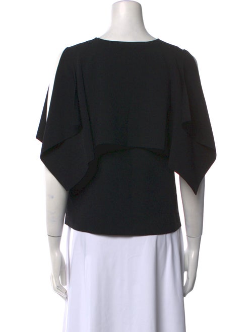 Stella McCartney Bateau Neckline Short Sleeve Crop Top