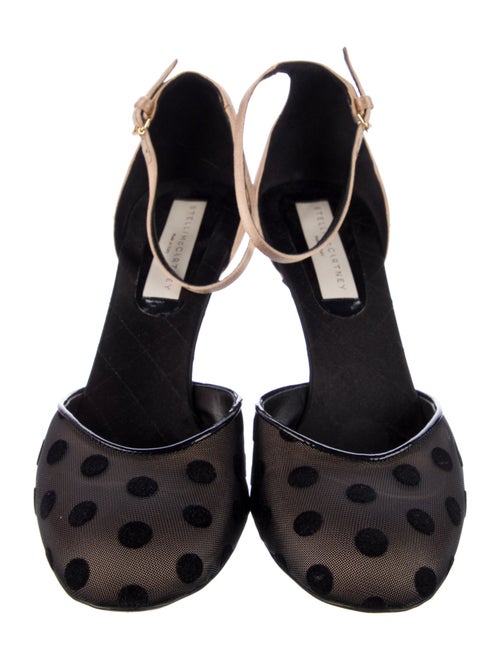 Stella McCartney Satin Printed D'Orsay Pumps