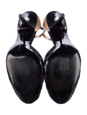 Stella McCartney Satin Printed D'Orsay Pumps