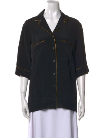 Stella McCartney Three-Quarter Sleeve Button-Up Top