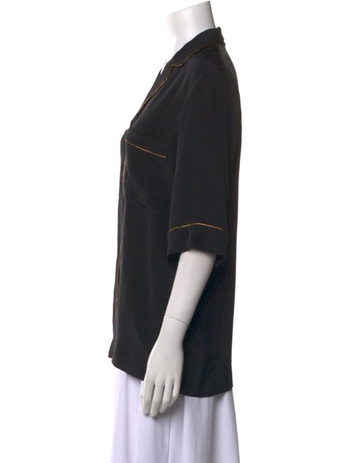 Stella McCartney Three-Quarter Sleeve Button-Up Top