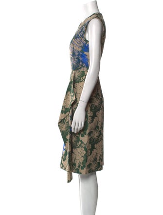 Stella McCartney Floral Print Midi Length Dress
