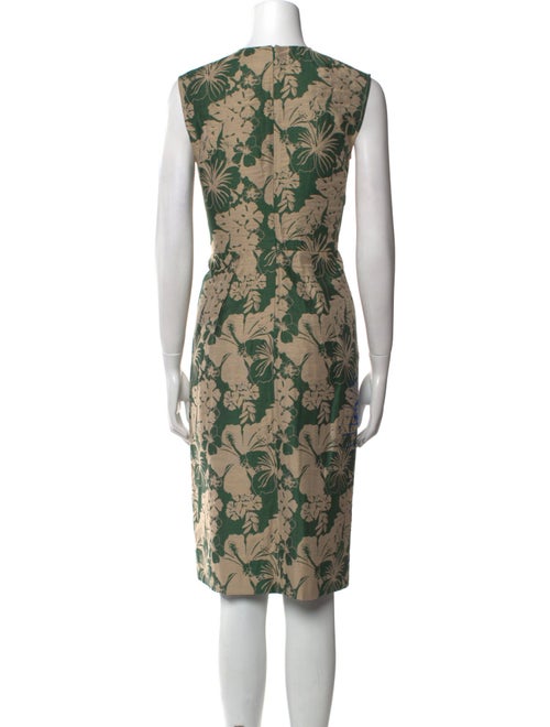 Stella McCartney Floral Print Midi Length Dress