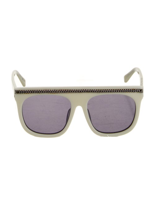 Stella McCartney Chain-Link Accent Wayfarer Sunglasses