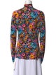 Stella McCartney Floral Print Turtleneck Blouse