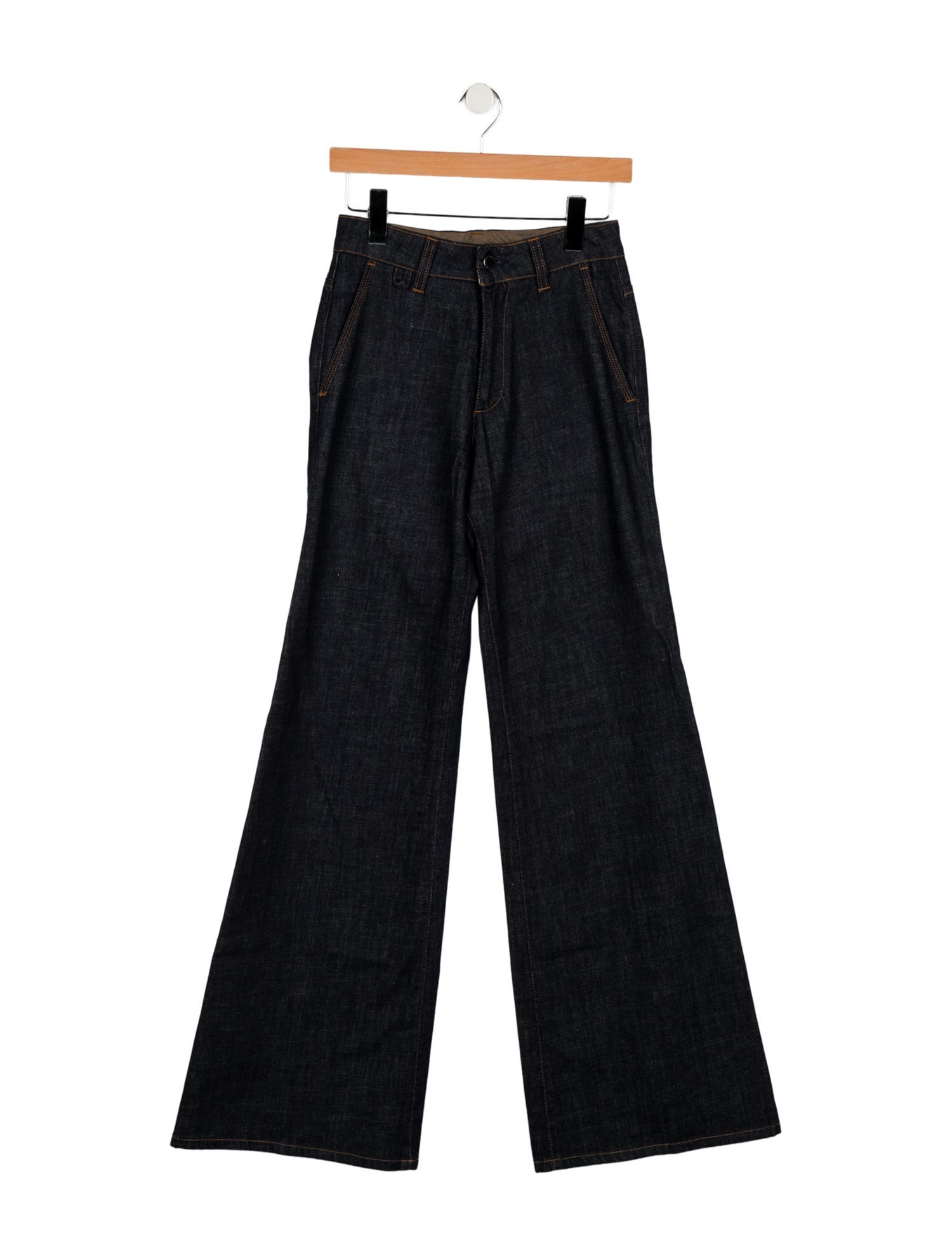 Stella McCartney Mid-Rise Wide Leg Jeans