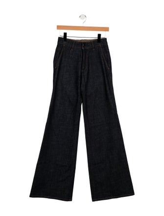 Stella McCartney Mid-Rise Wide Leg Jeans