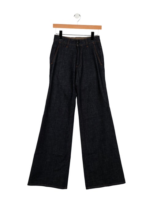 Stella McCartney Mid-Rise Wide Leg Jeans