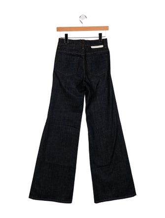Stella McCartney Mid-Rise Wide Leg Jeans