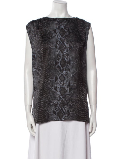 Stella McCartney Silk Bateau Neckline Top