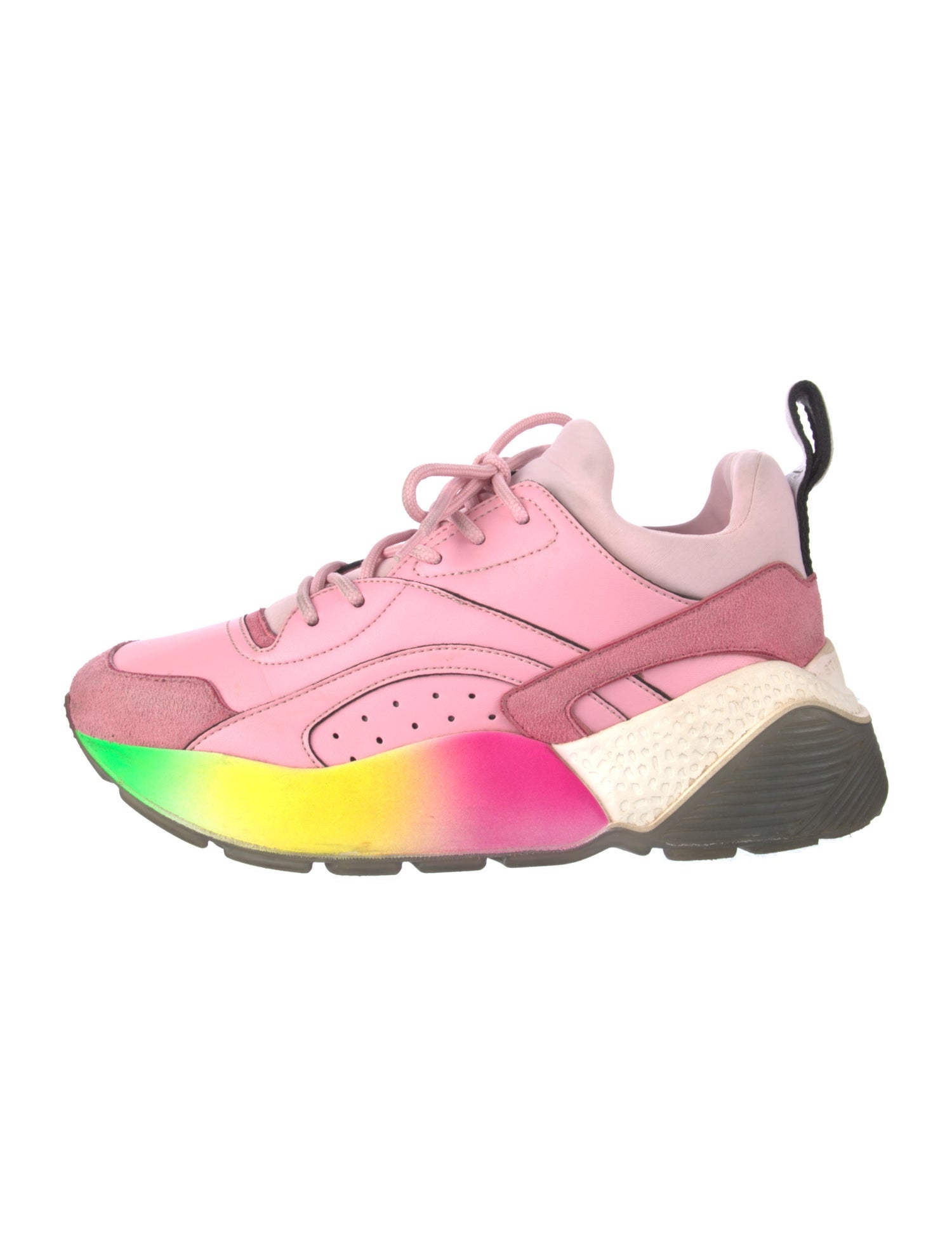 Stella McCartney Vegan Leather Printed Chunky Sneakers