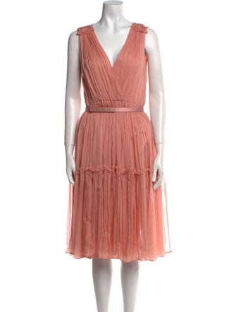 Stella McCartney Silk Midi Length Dress