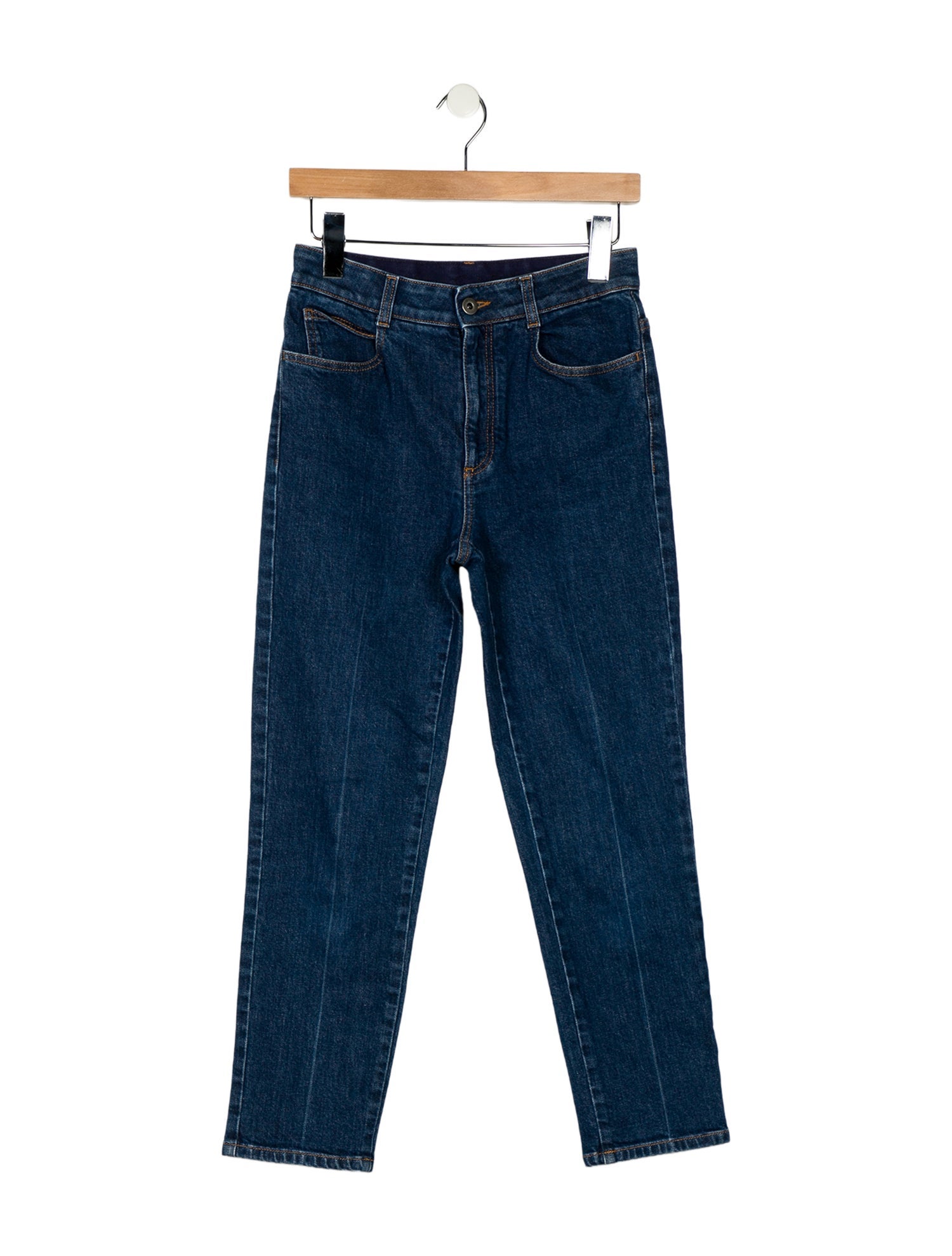 Stella McCartney Mid-Rise Straight Leg Jeans