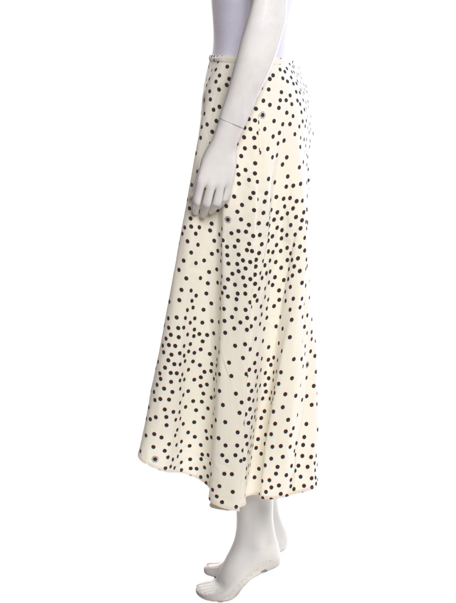 Stella McCartney Polka Dot Print Midi Length Skirt