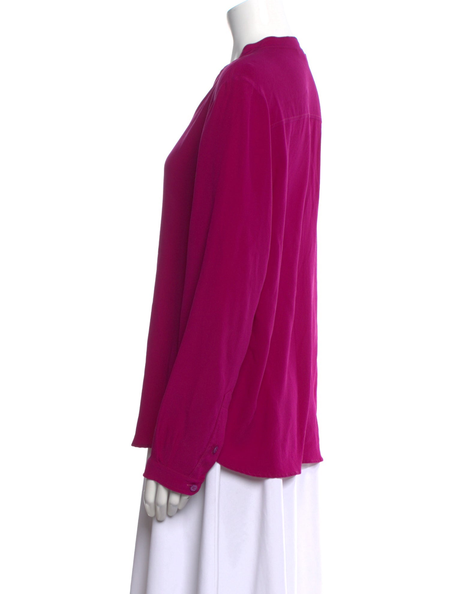 Stella McCartney Silk Crew Neck Blouse