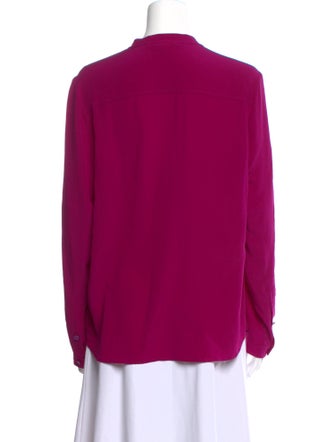 Stella McCartney Silk Crew Neck Blouse