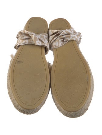 Stella McCartney Animal Print Slingback Flats