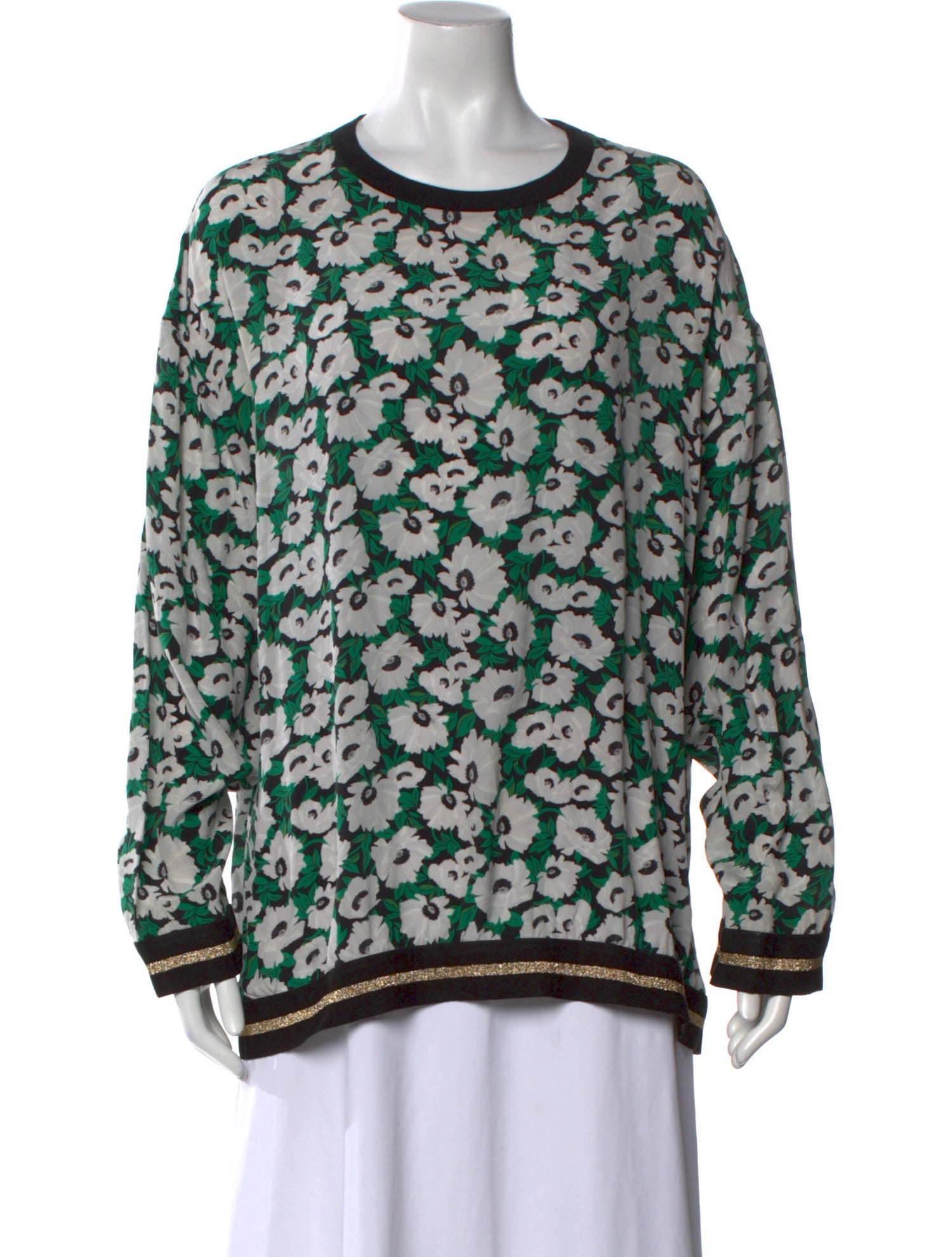 Stella McCartney Silk Printed Sweatshirt