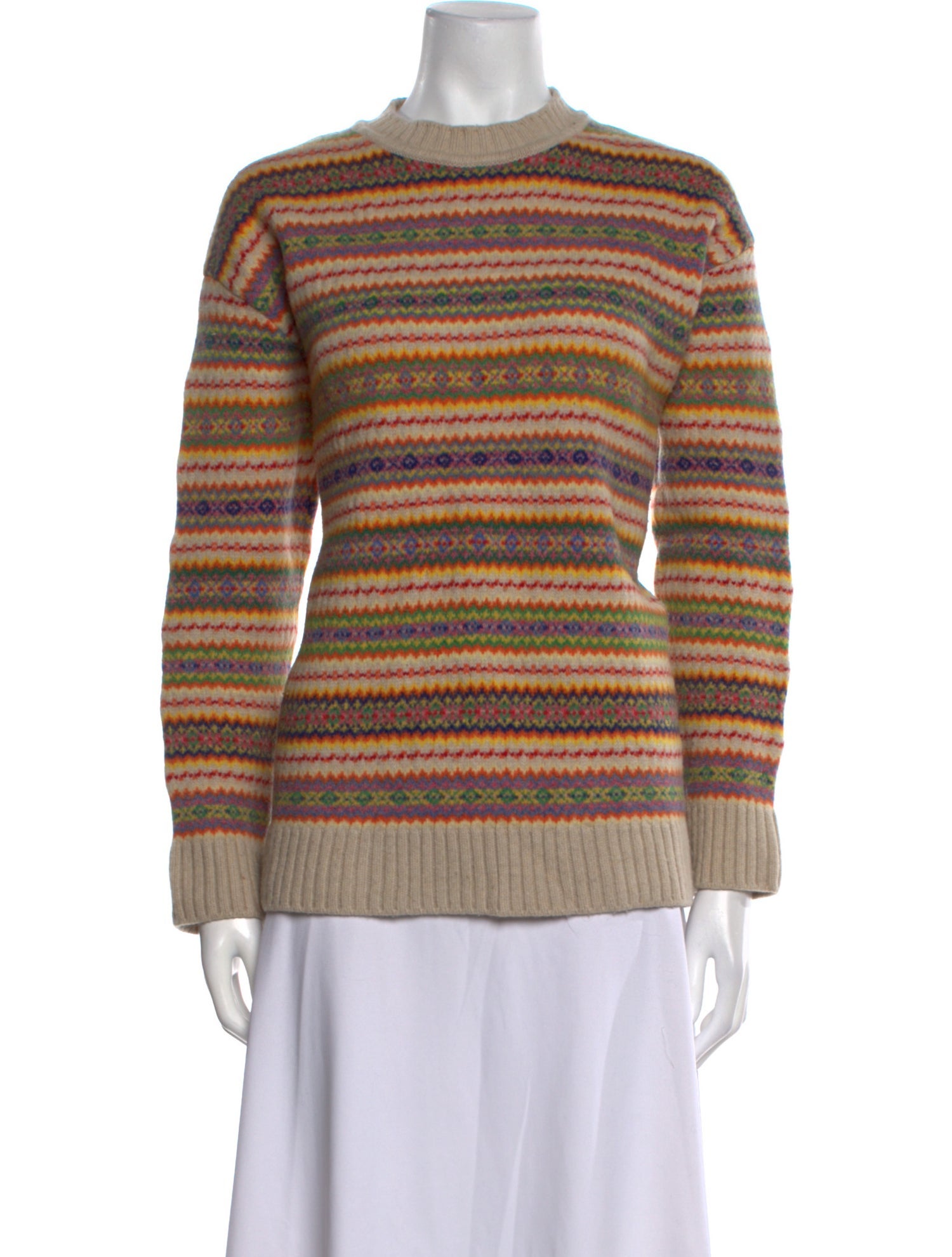 Stella McCartney Striped Crew Neck Sweater