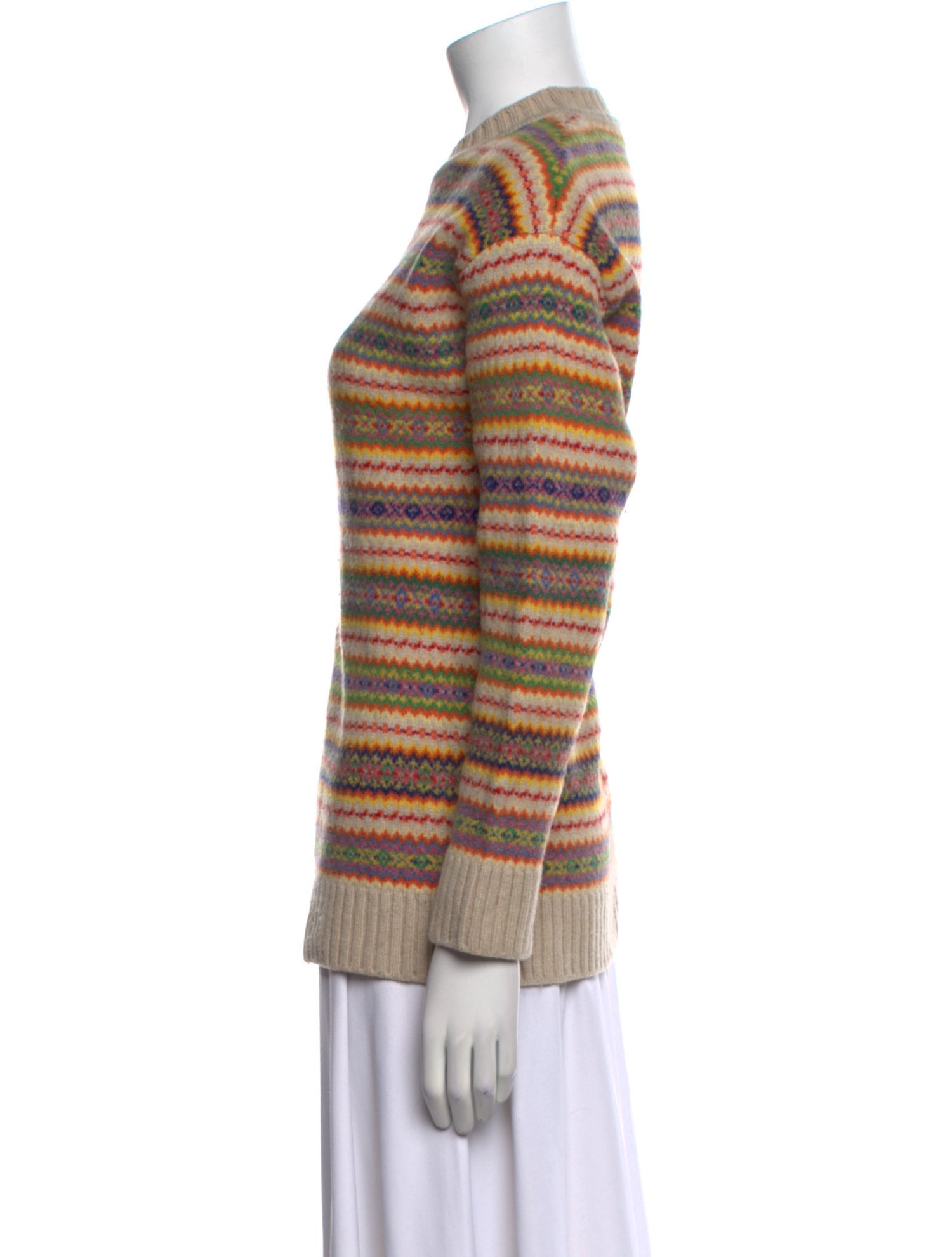 Stella McCartney Striped Crew Neck Sweater