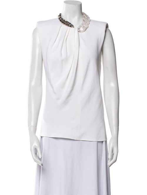 Stella McCartney Cowl Neck Sleeveless Blouse