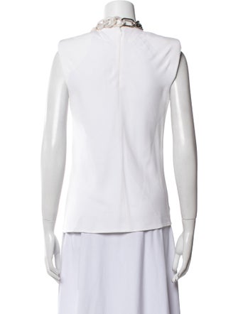 Stella McCartney Cowl Neck Sleeveless Blouse