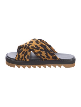 Stella McCartney Animal Print Slides