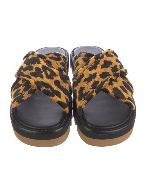 Stella McCartney Animal Print Slides