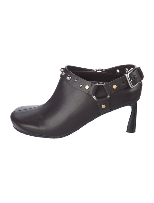 Stella McCartney Leather Studded Accents Mules