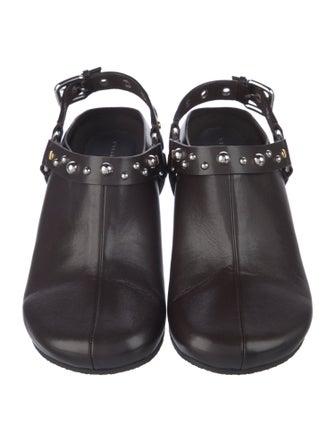 Stella McCartney Leather Studded Accents Mules