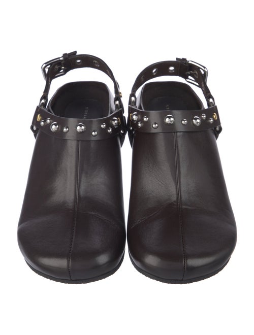 Stella McCartney Leather Studded Accents Mules