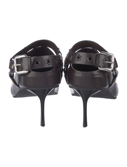 Stella McCartney Leather Studded Accents Mules